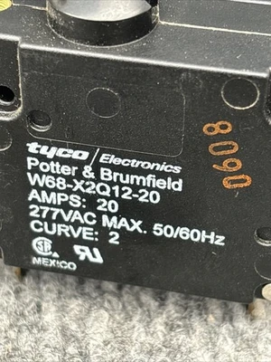 Used Potter & Brumfield W68X2Q1-2-20 Circuit Breakers California US | Davliegogo LLC #1705448
