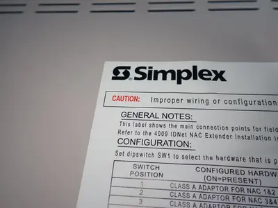 Used SIMPLEX 4009 Industrial Controls Ohio US | HGR 24 #1249392