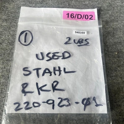 Used Stahl 220-923-01 Misc Electrical & Power Parts California US | Davliegogo LLC #1719088