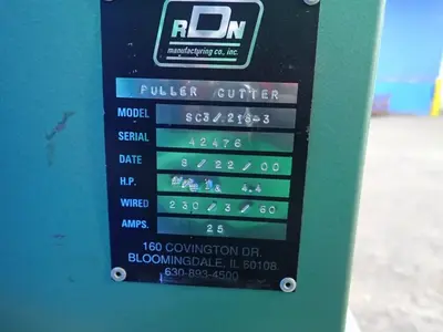 Used 2000 RDN SC3/2163 Misc Plastics Equipment Ohio US | HGR 24 #902666