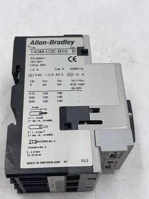 Used ALLEN-BRADLEY ALLEN-BRADLEY 140M -C2E-B10 SER B Circuit Breakers | ND Industrial Surplus #1214152