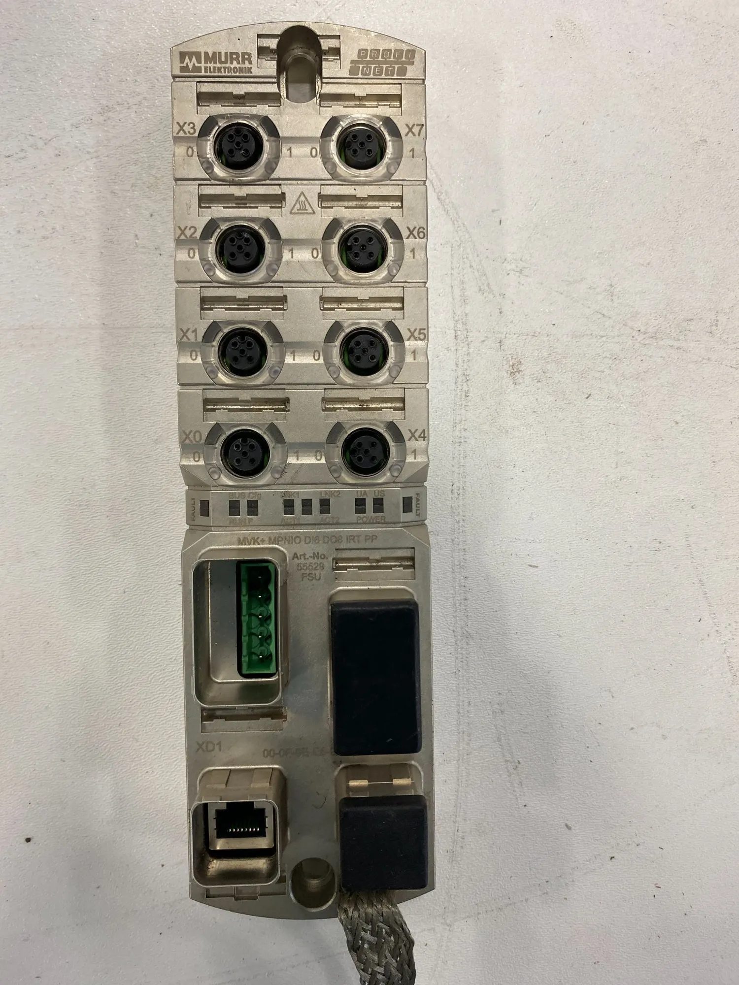 USED MURR ELEKTRONIK MVK+MPNIO DI8 DO8 IRT PP