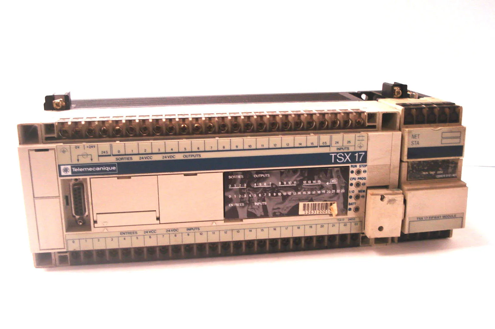 USED TELEMECANIQUE SCHNEIDER AUTOMATION TSX1724012 CPU CONTROLLER