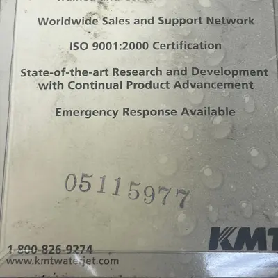 New | in-Stock KMT 05115977 Waterjet Pumps Ohio US | Surplus Asset Holdings #1280691