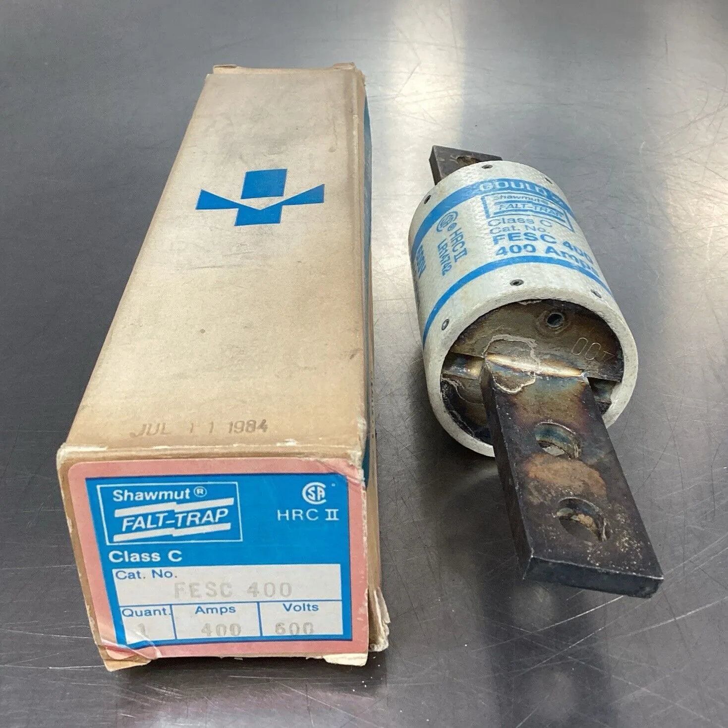GOULD SHAWMUT FESC400 400A 600V Class C Fuse 4E-36