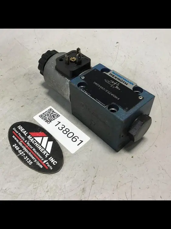 Used MANNESMANN REXROTH 3WE6A60/EG24N9K4 Valves/Fittings Michigan US | Ideal Machinery #595299