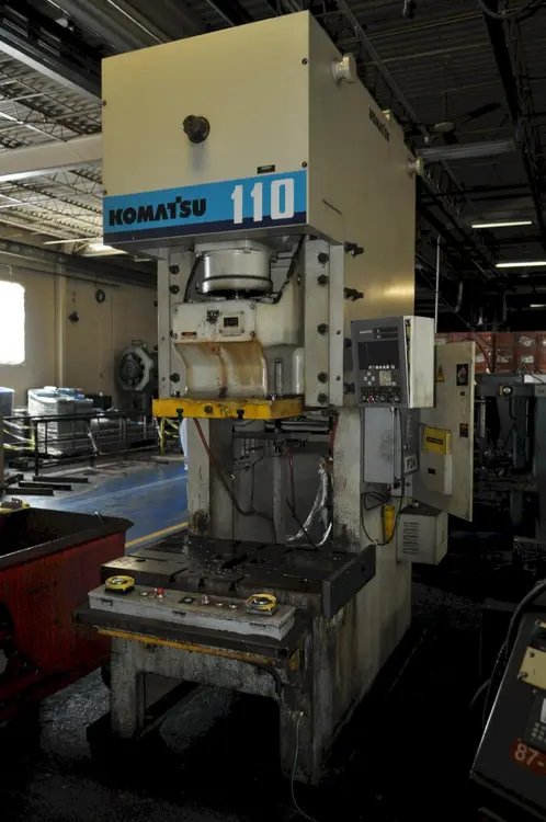 Used KOMATSU OBS 110 2L-VS-3 Gap Frame (OBS) Presses Ohio US | D & D Industries #473802