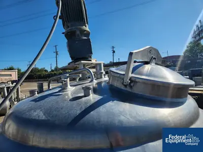 USED Crepaco 200 Gal Crepaco Mixing Tank, Jacketed 50#