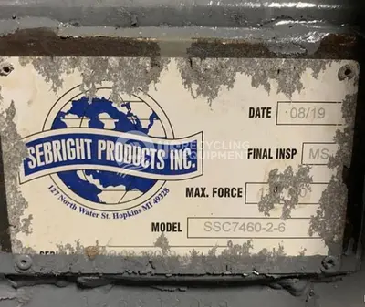 USED 2019 SEBRIGHT SSC-7460-2-6HD STATIONARY