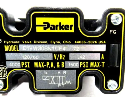 NEW PARKER D1VW30BNYCF4-72 CONTROL VALVE D1VW30BNYCF472