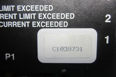 USED CONTROL ENGINEERING C1038731 50AMP MOTOR CONTROLLER