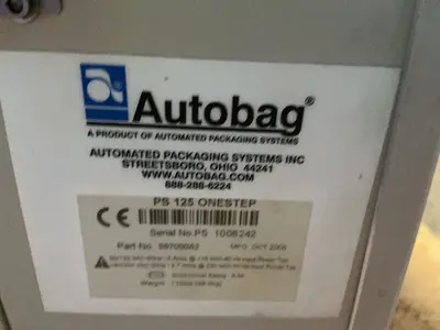 Used 2008 AUTOBAG PS 125 ONE STEP Baggers Ohio US | HGR 24 #1518051