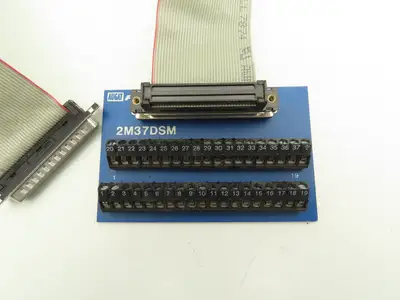 RDI 2M37DSM Augat Adaptor Circuit Board Unit 37 Pin