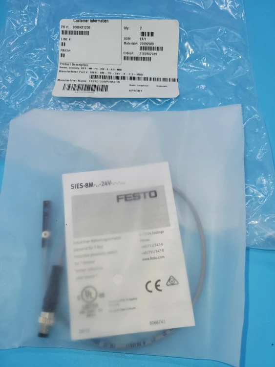 New | in-Stock Festo SIES-8M-PS-24V-K-0.3- M8D PLC Processors Arizona US | ASSET CONVERSION SPECIALISTS, INC. #310810