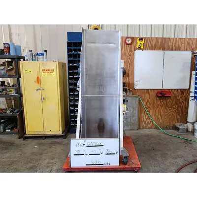 Used 25" wide Stainless Steel Box / Container Dumper [PART]