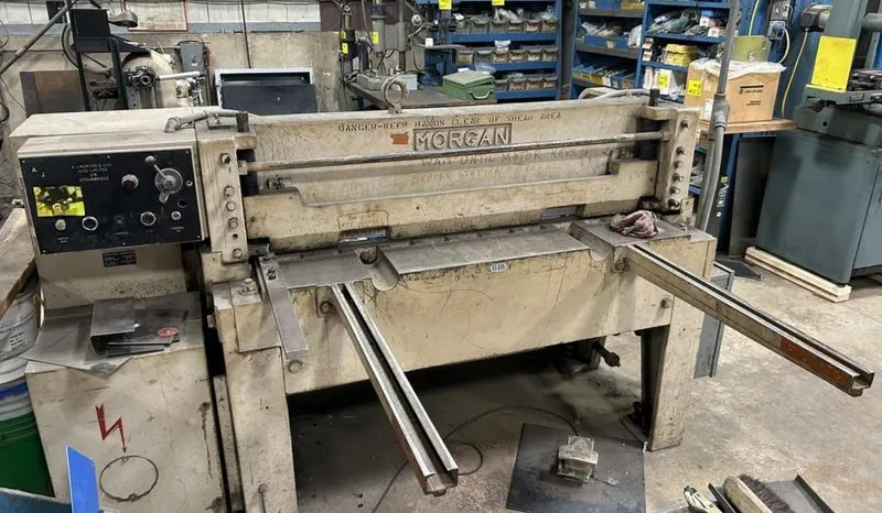 Used MORGAN _UNKNOWN_ Power Squaring Shears (Gauge) Ohio US | Yoder Brothers machinery #1413042