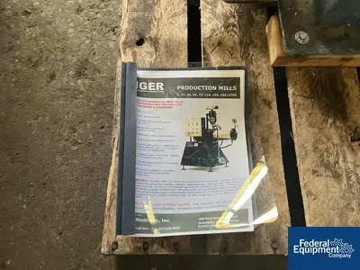 USED EIGER 5 Liter Eiger Media Mill, Model 5L-VSE-EXP