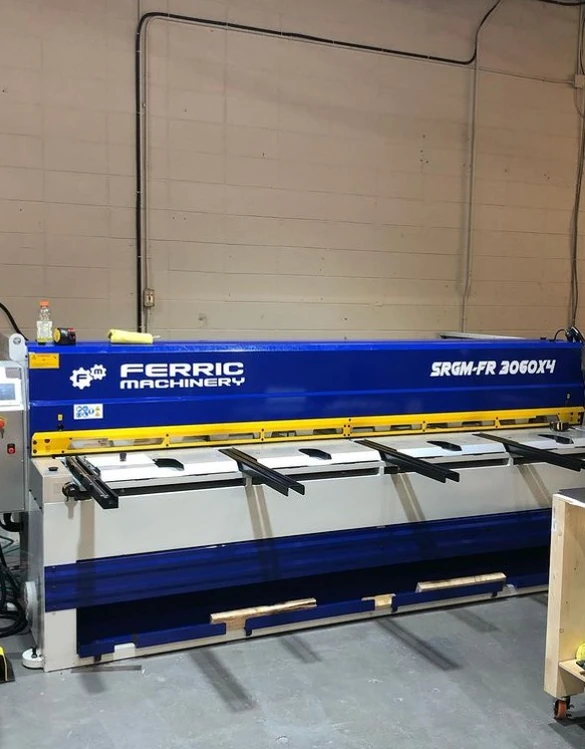 New | in-Stock FERRIC SRGM-FR 3200 Sheet Metal Shears Ontario CA | FERRIC Machinery, Inc. #179697