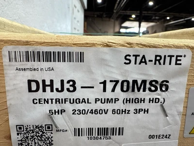 Sta-Rite DHJ3-170M Centrifugal Pumps | Fram Fram LLC (12)
