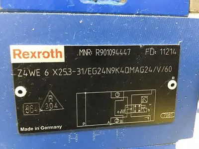 USED REXROTH Z4WE6X25331/EG24N9K4QMAG24/V/60