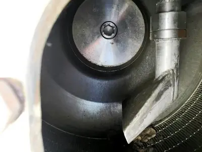 Krauss-Maffei HZ 40 peeler centrifuge, 316SS.