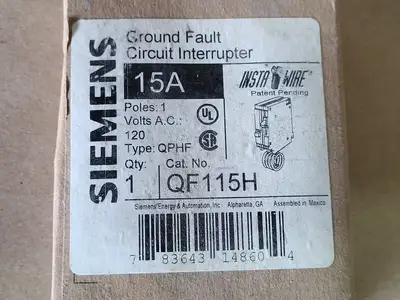 New | in-Stock SIEMENS QF115H Switchgears British Columbia CA | Lenmark #238949