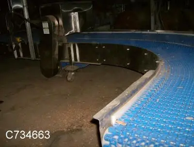 Conveyor, Belt, 36" x 20', Plastic, S Turn #C734663