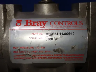 Used BRAY CONTROLS 93063411300912 Pumps Ohio US | HGR 24 #867367