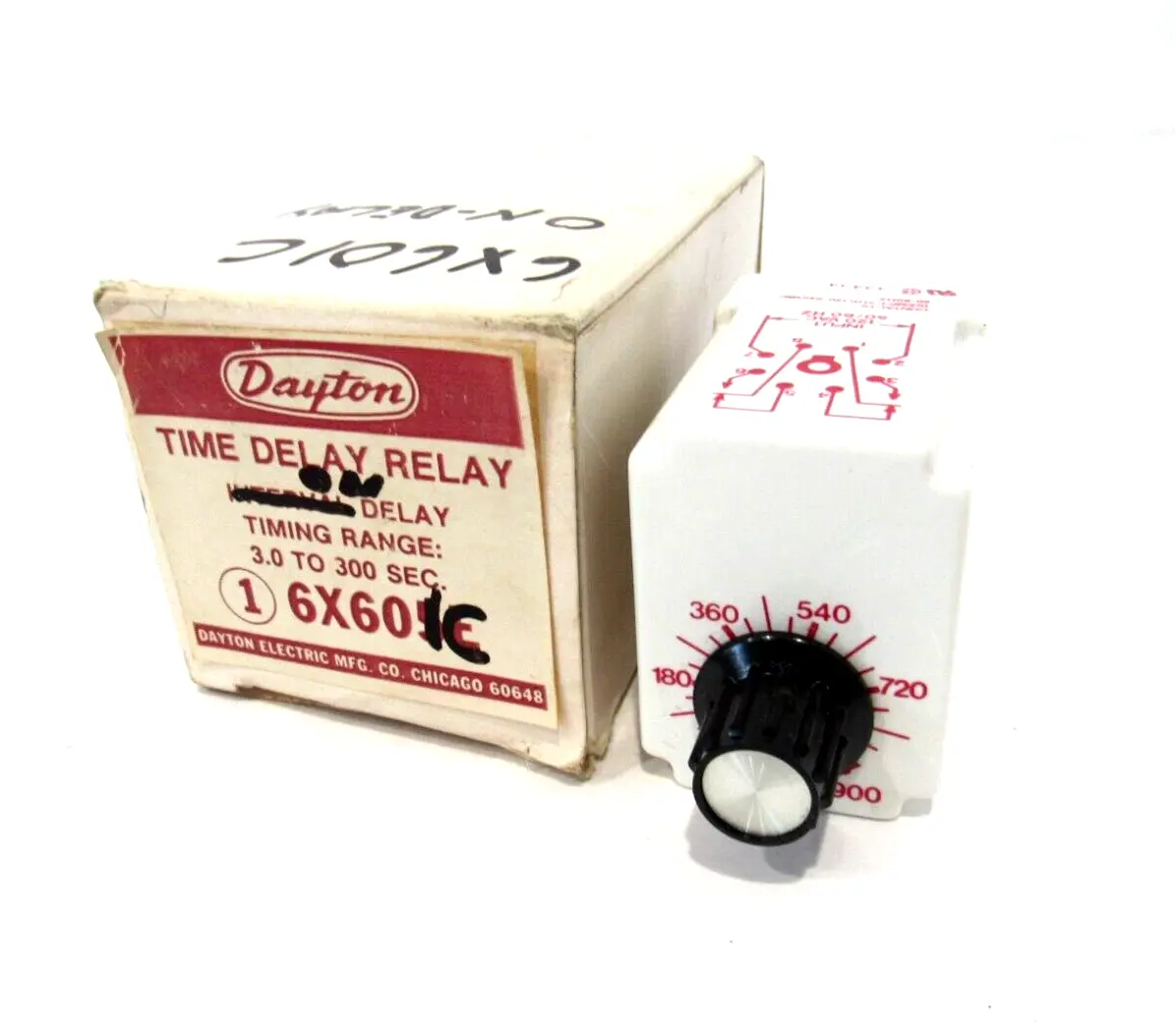 NEW DAYTON 6X601C TIME DELAY RELAY