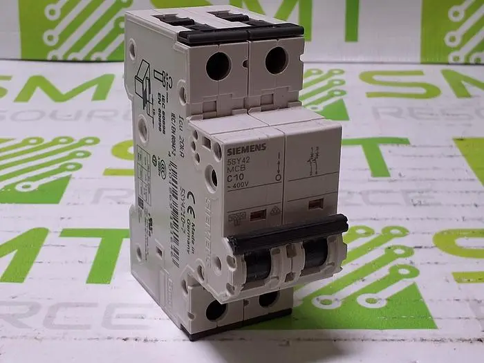 SIEMENS 5SY42 MCB C10 CIRCUIT BREAKER 2 POLE 400V