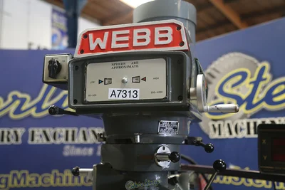 Used WEBB 3VK Vertical Mills California US | Sterling Machinery Exchange #1465585