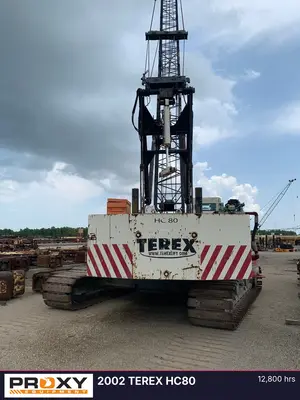Used 2009 TEREX HC80 Crawler Cranes Louisiana US | Proxy Equipment #1388970