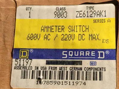 NEW SQUARE D 9003 ZE6129AK1