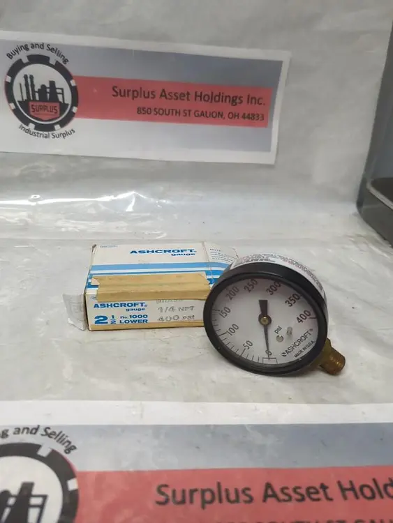 New | in-Stock ASHCROFT 1000 Universal Pressure Meters Ohio US | Surplus Asset Holdings #1249609