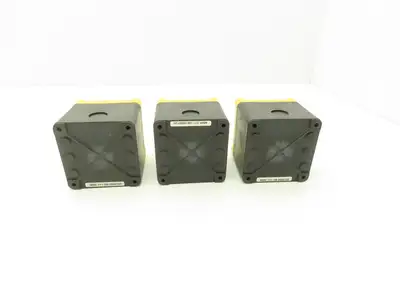 Schmersal MBK 311 GB Single Hole Pushbutton Box Lot of 3