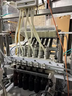 Filling Line, Bottles, Inline, 6-Head, Wild Goose-Meheen, 40 BPM, 12-Ounce #C744954