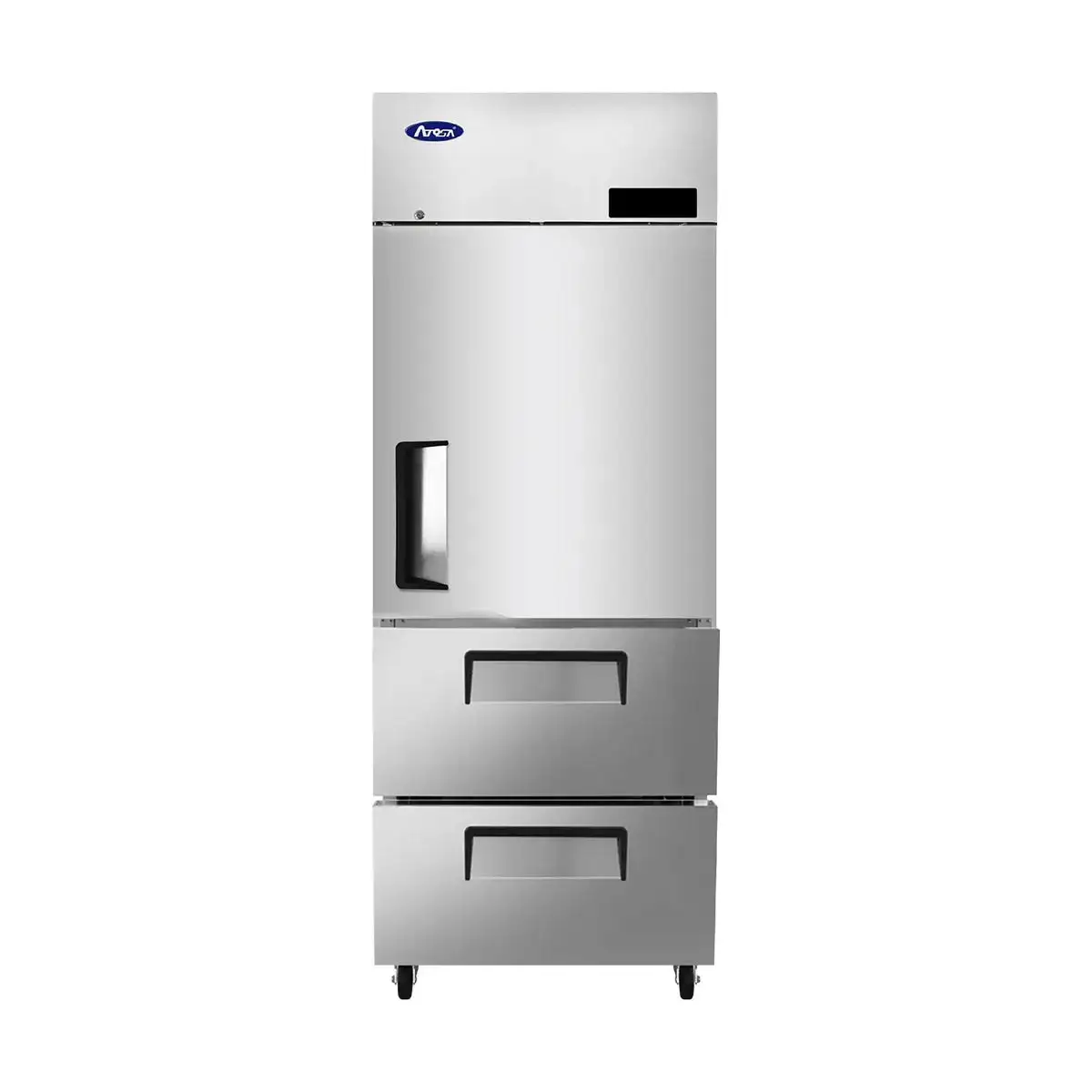 New | in-Stock Atosa New Atosa MBF8021GR Top Mount 1-Section (1) Top Door/(2) Bottom Drawers Reach-In Freezer Freezers Illinois US | Falcon Restaurant Supply #1375491
