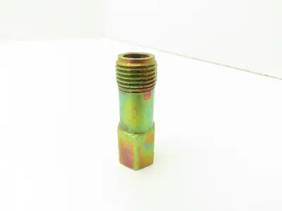 3/8" Tube OD x 5/8" UNF  Steel Inverted 45° Flare Fitting Long Nut  - Lot of 50