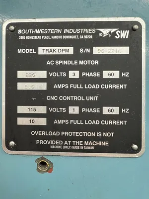 TRAK DPM 3 AXIS CNC BED MILL Vertical & Horizontal Mills | Midstate Machinery (6)