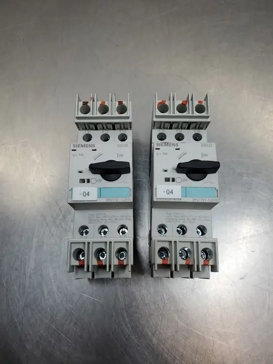 Used Siemens 3RV1721-1JD10 SIRIUS Manual Motor Starter, 10Amp Starters South Carolina US | Palmetto Automation #1158909