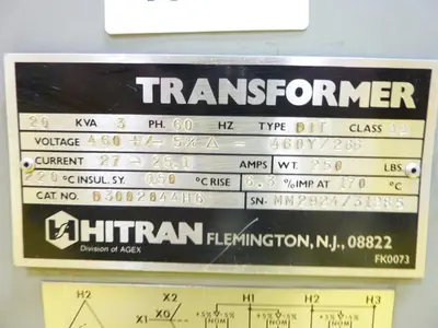 USED HITRAN D3002044H6