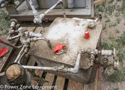 USED LUBE SKID -