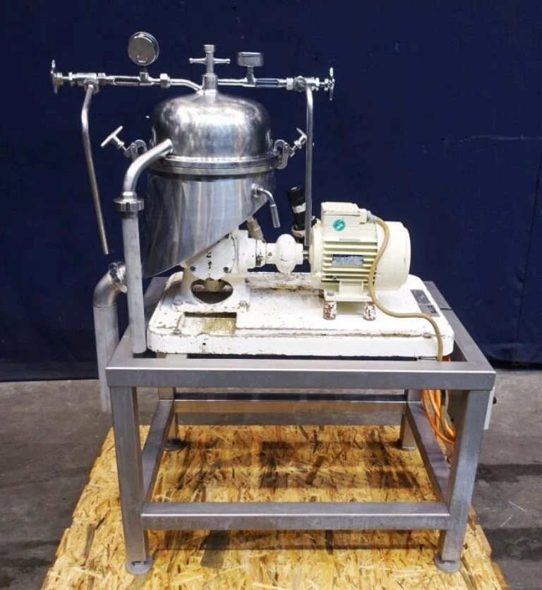 Westfalia SAOH 205 pilot plant separator, 316SS.
