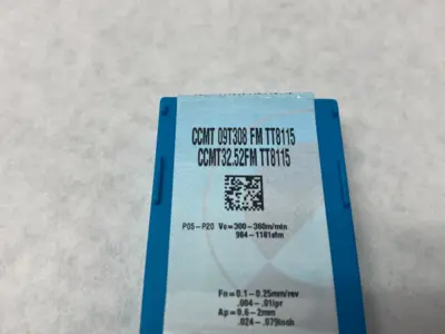 NEW INGERSOLL RHOMBIC TURNING INSERT CCMT 09T308 FM TT8115