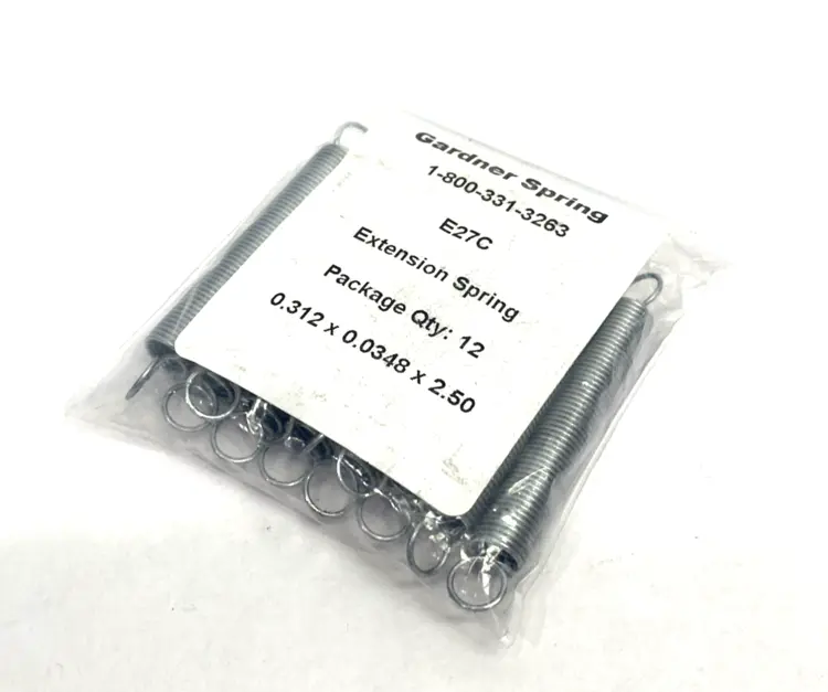 New | in-Stock Gardner Spring Extension Spring 0.312x0.0348x2.50 12-PACK Misc Fasteners Michigan US | Maverick Industrial Sales #1395450