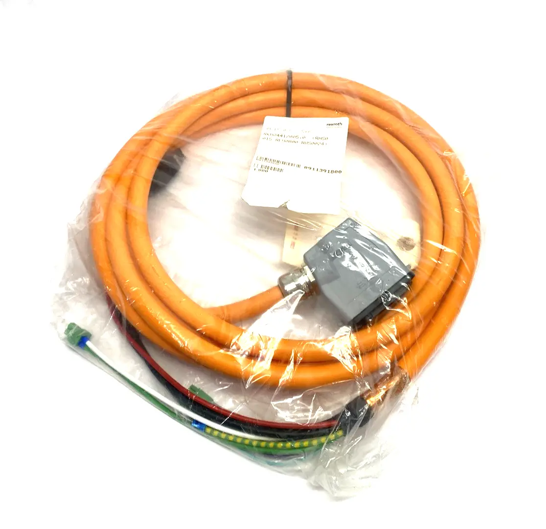NEW BOSCH REXROTH HYBRID CABLE RKH0441/005,0 (RHS0015-REH0800-RHS0024)