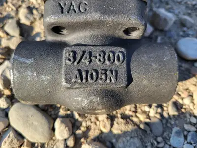 3/4" Class 800 Gate Valve API 602