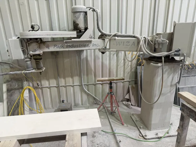 Used PARK INDUSTRIES WIZARD Radial Arm Machines Michigan US | STONE EQUIPMENT WAREHOUSE #549499