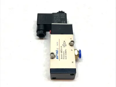 New | in-Stock Airtac Solenoid Valve 5/2-Way NAMUR Series, Internal Pilot 0.15-0.8MPa Solenoid Valves Michigan US | Maverick Industrial Sales #1401562