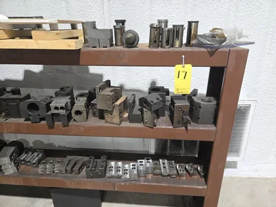 Shelf and Contents; Lathe Tooling